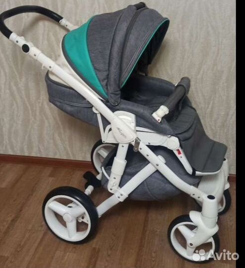 Коляска adamex 3 в 1 бу