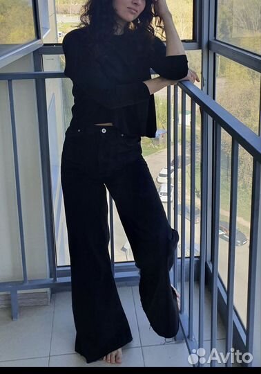 Джинсы bershka широкие