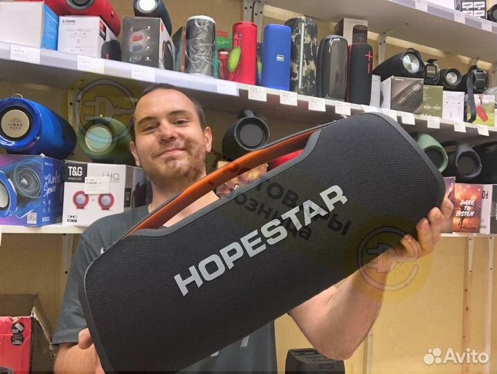 Мощная блютуз колонка Hopestar H60 с ручкой опт