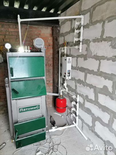 Установка котлов / Отопления в частном доме