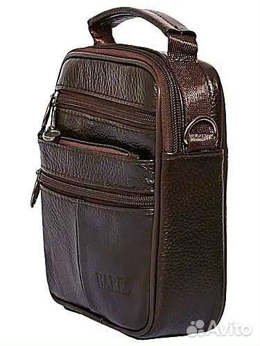Кожаная мужская сумка barez