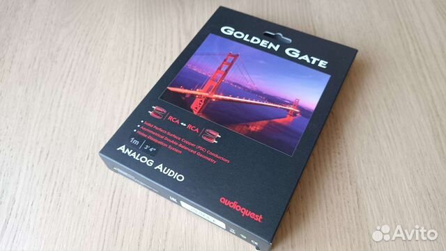 Межблочный кабель rca Golden gate 1 м объявление продам