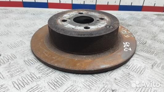 Диск тормозной задний toyota corolla E12 (5BL12LR0