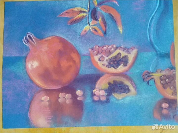 Рисунки акварелью, тушью, углём, восковые мелки