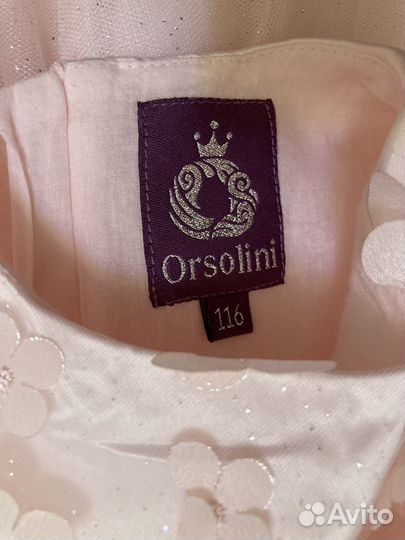 Нарядное платье Orsolini 116р