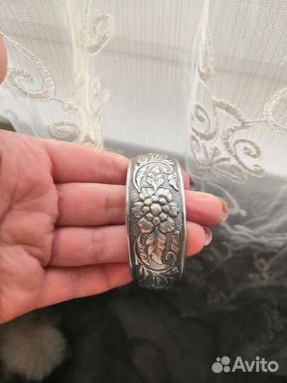 Браслет посеребренный