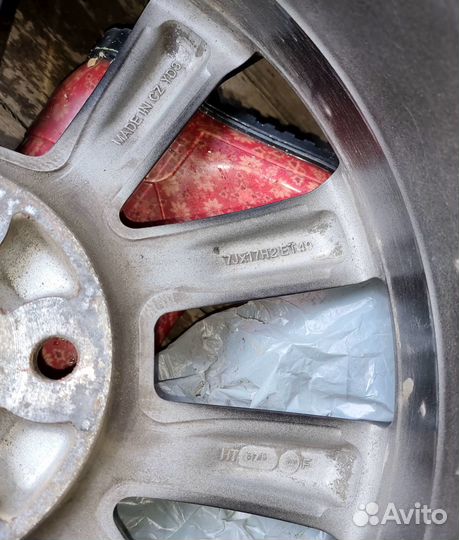 R17 Hawk Диски с резиной skoda wv