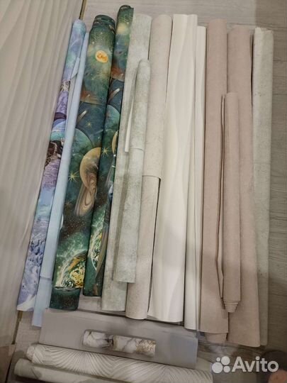 Обои остатки