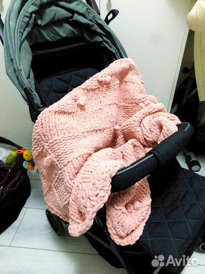 Плед плюшевый для новорожденного 