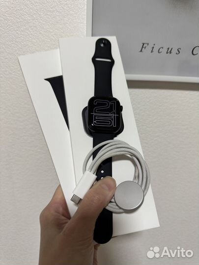 Apple watch 10 42mm jet black акб 100%