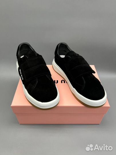 Кеды женские miu miu на липучке