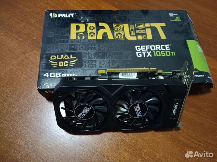 Видеокарта gtx 1050 ti 4gb palit