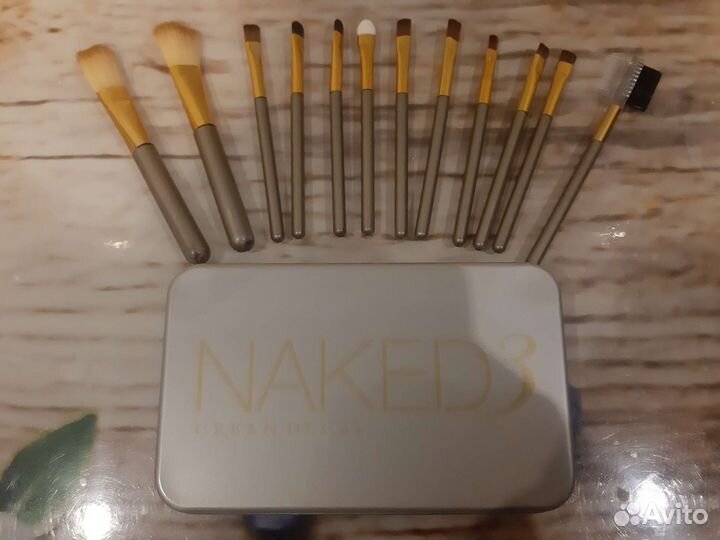 Наборы кистей для макияжа, повязки-бант (новые)