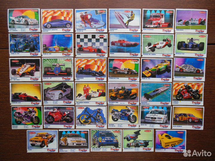 Вкладыши от жвачек