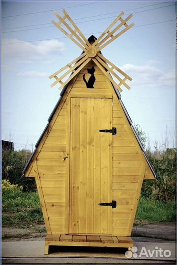 Уличный туалет домик с установкой WTC