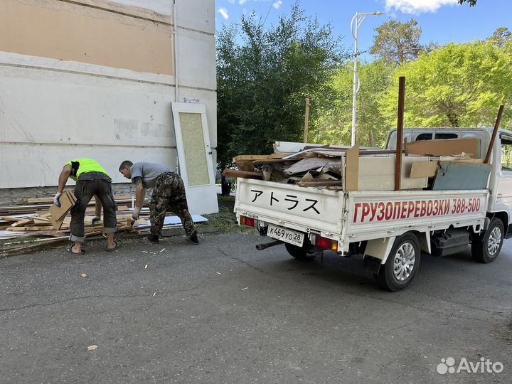 Вывоз мусора, веток, спил деревьев