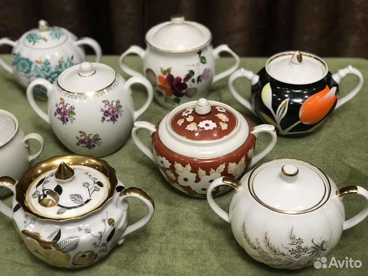 Сахарницы,советский фарфор