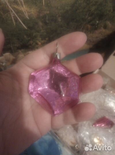 Ёлочная игрушка кристалл. СССР