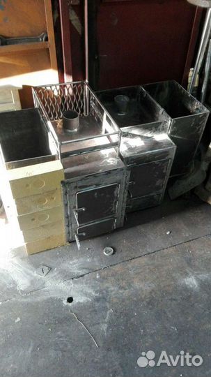 Печь для бани с баком