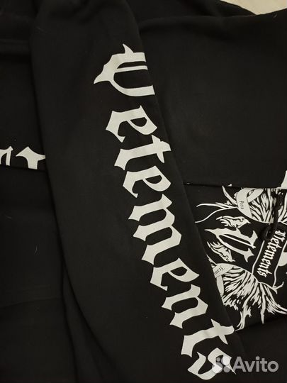 Vetements худи hardcore