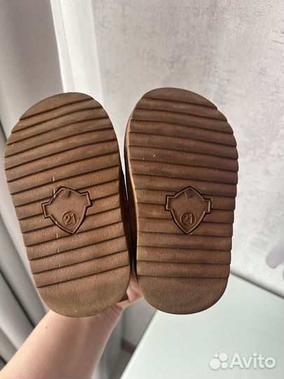 Ботинки зимние для девочки 21 размер