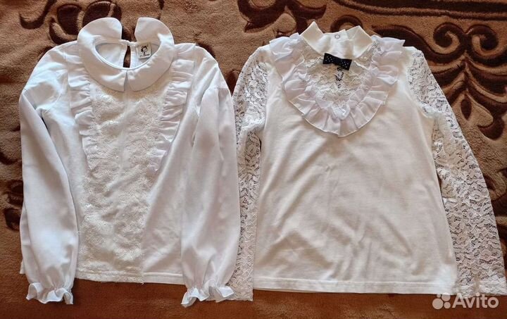 Блузки школьные 128