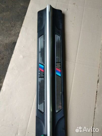 Накладки порогов бмв Е46 купе М