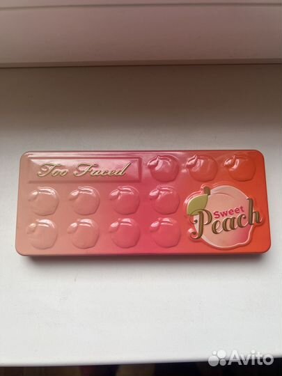 Палетка теней Too Faced Sweet peach. рефилы новые