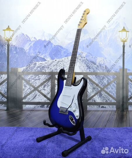 Электрогитара (новая), полный комплект