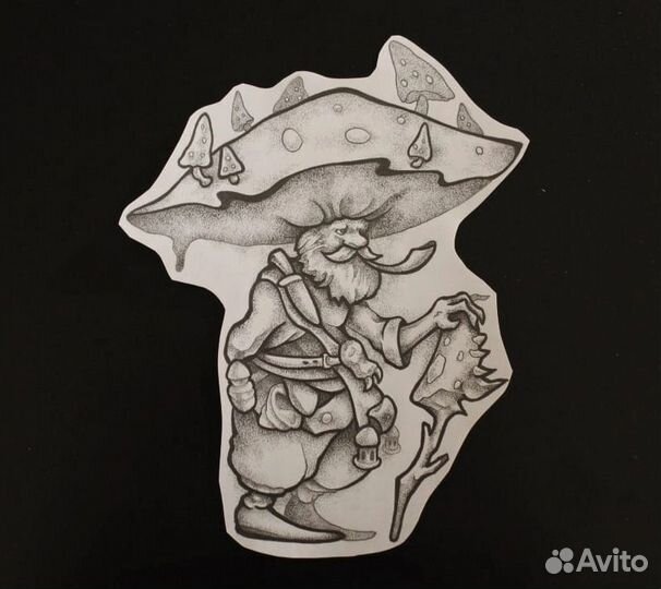 Модель на тату