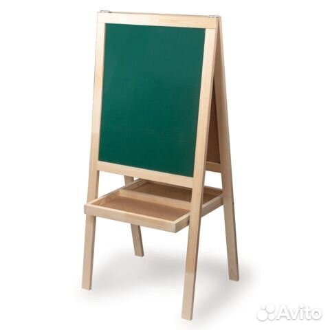Доска для мела школьная зеленая