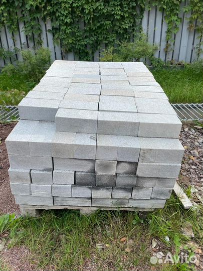 Гранитная брусчатка термо 200х100