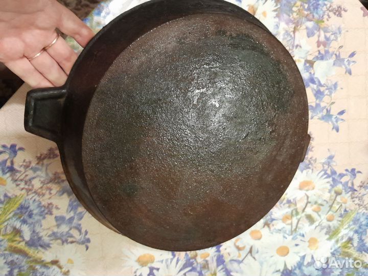 Чугунная сковорода гриль СССР