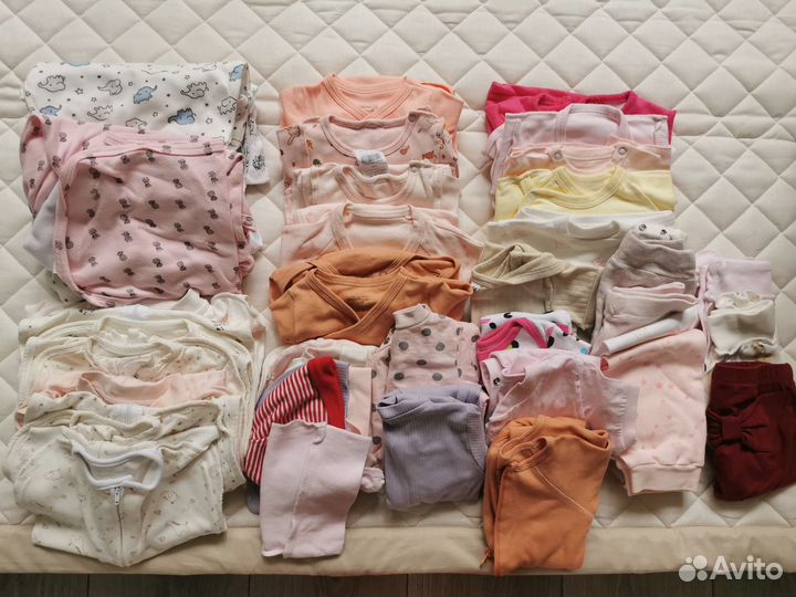Детские вещи пакетом на девочку 56-62