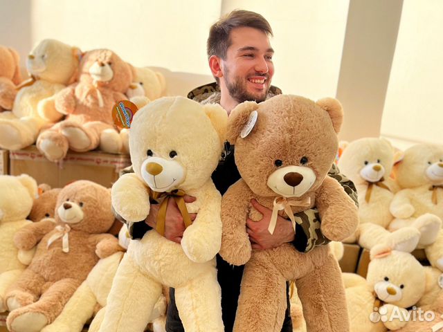 Мягкие медведи игрушки дополнение к цветам