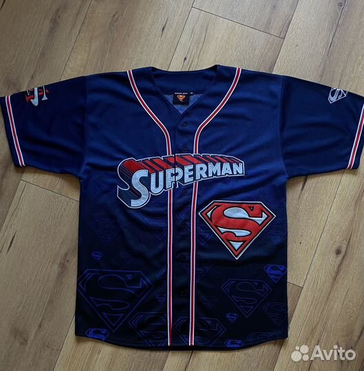 Джерси Warner Bros. Superman оригинал винтаж L-XL