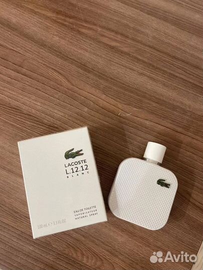 Lacoste L.12.12. Blanc pour homme edt 100 ml Ориг