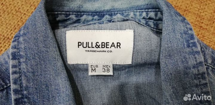 Рубашка Джинсовая Pull&Bear Размер 48-50