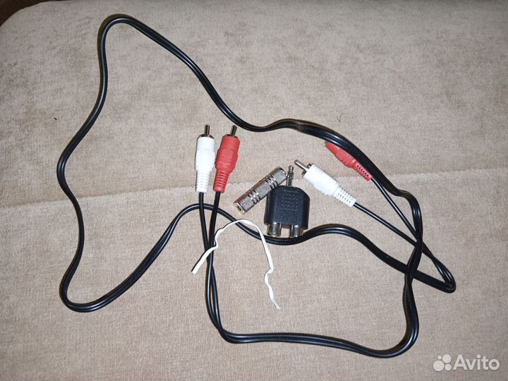 Переходник 2 RCA to jack 3,5 mm