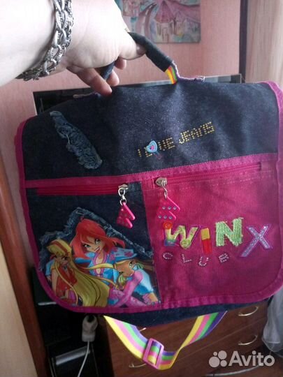 Сумка джинсовая