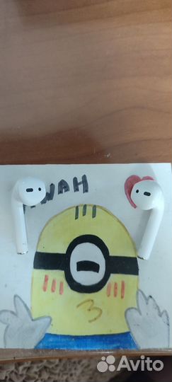 Наушники airpods 2 (оригинал). Без кейса