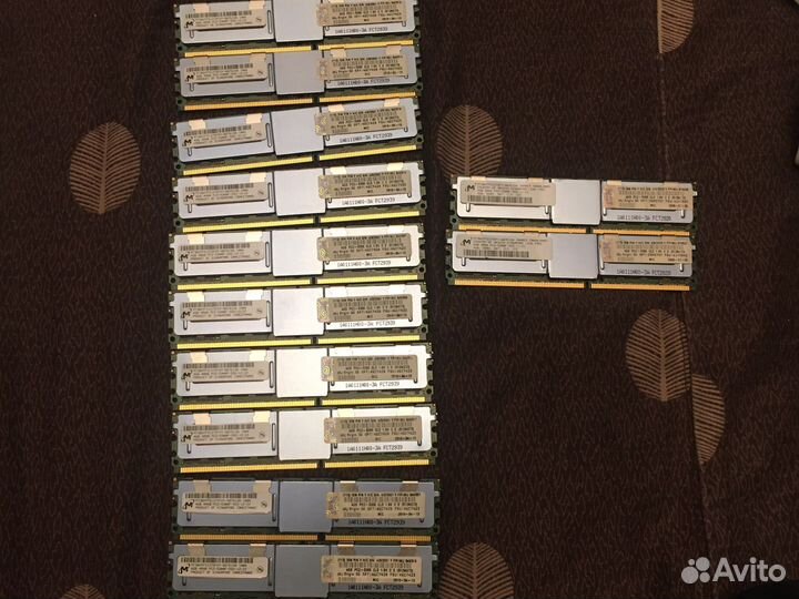 Cерверная память 1, 2, 4Gb 8gb и память для ноута