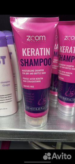 Шампунь zoom keratin