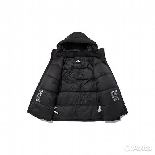 THE north face Down Jacket Unisex Black+Gift Bag (M)(67)