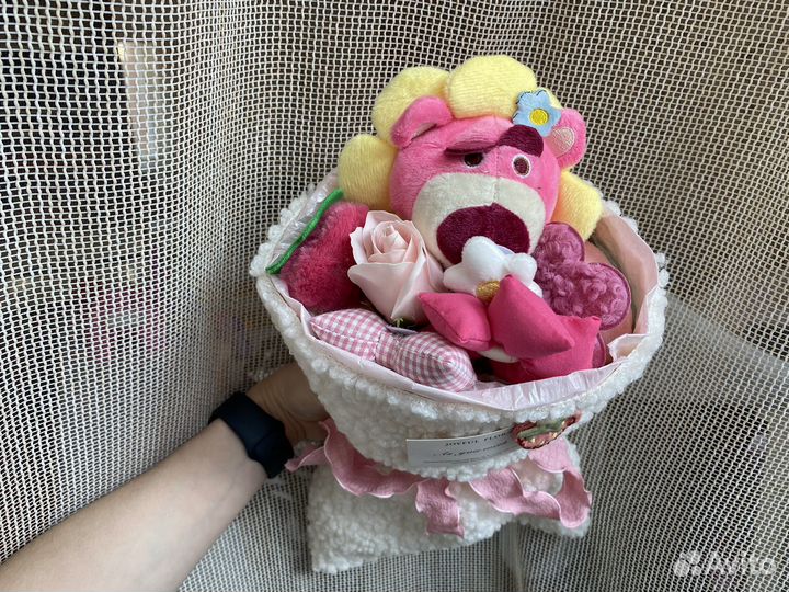 Плюшевый букет на 8 марта детский букет