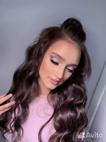 Макияж, прическа, брови