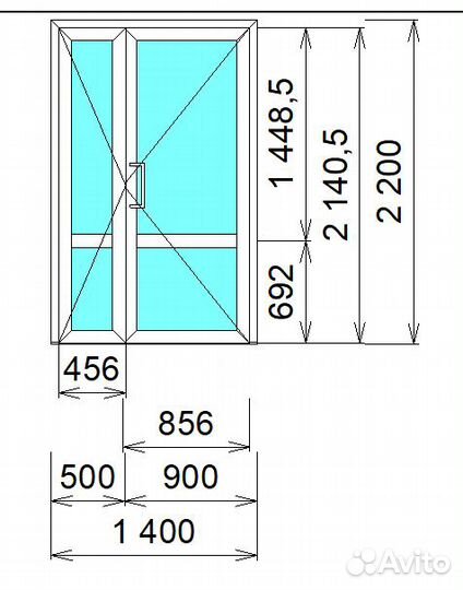 Алюминиевые двери