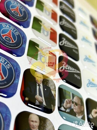 3D-стикеры с логотипом Вашей компании