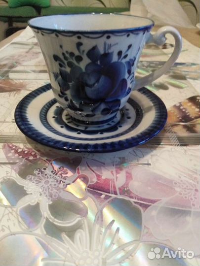 Посуда Гжель