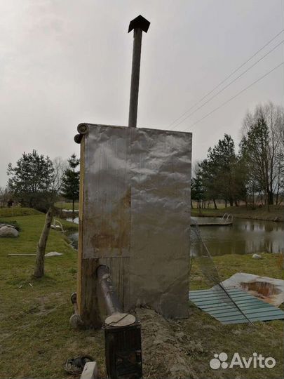 Коптильня (шкаф из нержавейки т. 0,6 мм